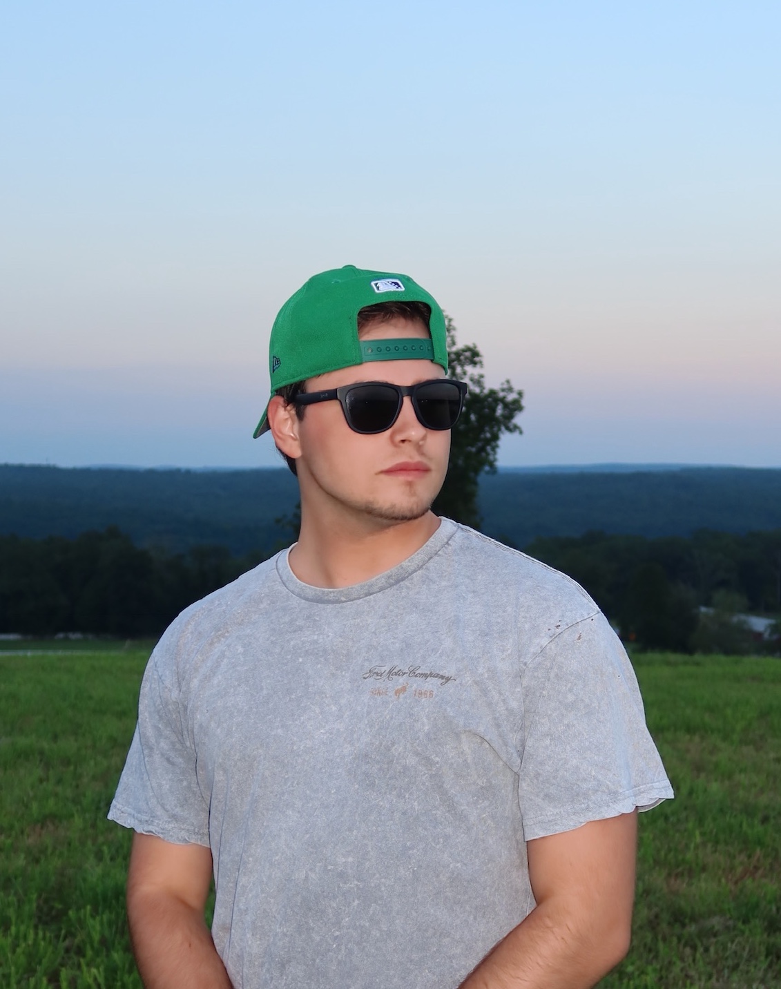 Garrett on Horsebarn Hill